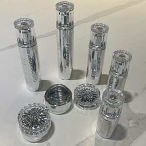 Mỹ Phẩm Sang Trọng Bao Bì 30G 50Ml 100Ml Bạc Mạ Điện Rỗng Chăm sóc Da Điều Trị Nền Tảng Bơm Nhỏ Giọt Chai Thủy Tinh - Product Image 6