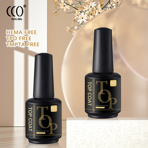 Esmalte de Uñas de Gel UV LED con Logotipo Personalizado, 15 ml, Capa Superior Transparente, Suministros de Manicura para el Hogar y Salón, con Base de Goma, Secado Rápido - Product Image 1