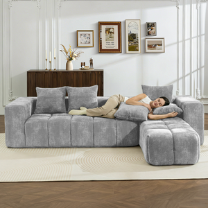 Sofá Modular Grande Meroow MS2 de 282 cm con Reposabrazos Anchos, Nuevo Diseño de Fábrica China, Envío Rápido, Stock Local en el Reino Unido - Product Image 4