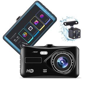 Câmera DVR para Carros com Tela Touch Screen e Dupla Lente, 4 polegadas, 1080P, Gravador de Vídeo com Câmera de Ré Opcional e Monitor de Estacionamento - Product Image 4