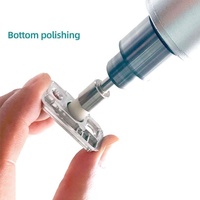 Brosse céramique Shenzhou SZ-390 avec manche en alliage d'aluminium pour ébavurage, meulage et polissage, pour l'élimination des marques d'outils, profilée