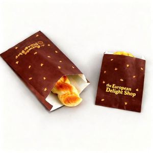 Bolsas de Papel Impermeables con Revestimiento de Cera Antigrasa, Ecológicas y de Grado Alimenticio, para Llevar Comida, Croissants, Hamburguesas y Restaurantes - Product Image 3
