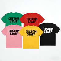 T-shirts personnalisés en coton 100% tricoté de haute qualité, directement de l'usine, avec logo imprimé, pour hommes et femmes, uniforme de travail, manches courtes