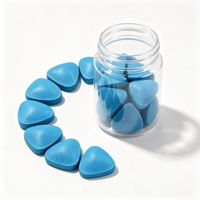 Comprimés de vitalité masculine à base de plantes personnalisés OEM/ODM 100mg/500mg, pilules bleues, faible MOQ