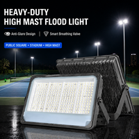 Projecteur LED à mât haut 200W-600W, étanche IP65, anti-éblouissement, pour stade, avec valve de respiration et protection contre les surtensions 4000V