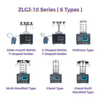 Secador por Congelación al Vacío de Tipo Multimanifold de la Serie ZLGJ-10, Personalizado de Fábrica para Laboratorio