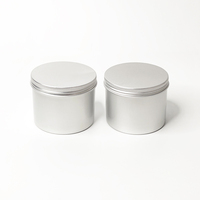 Pot en aluminium 60g 100g Récipient cosmétique en étain Cire pour cheveux Récipients cosmétiques Boîte d'emballage de thé 50ml 100ml 150ml 200ml 250ml