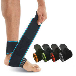Attelle <span class=keywords><strong>de</strong></span> cheville à compression hautement élastique, sangle <span class=keywords><strong>de</strong></span> maintien <span class=keywords><strong>de</strong></span> la cheville, protection du pied, stabilisation des ligaments - Product Image 2