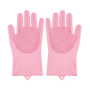 Cepillo de Baño para Mascotas, Cepillo de Silicona para Baño de Perros, Antideslizante, Antiarañazos, Antibocados, Guantes de Limpieza para Mascotas - Product Image 6
