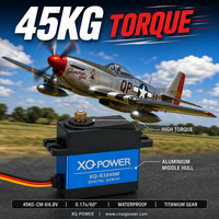 Servomoteur numérique standard 45KG XQ-S3240M pour avion et voiture RC, engrenage en titane, étanche, moteur à couple élevé 6.8V OEM