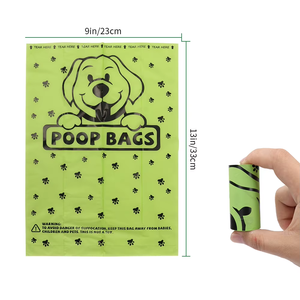 Fournitures pour animaux de compagnie Sacs poubelles parfumés pour chien 2024 <span class=keywords><strong>Sac</strong></span> de merde personnalisé Biodégradable Compostable Chien Sacs de déchets pour animaux de compagnie - Product Image 2