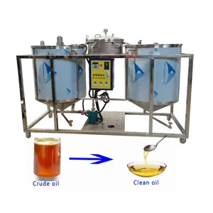 Kleine Speiseöl raffinerie Sonnenblume Sojabohnen Rapsöl reiniger Raffinerie maschine Senföl herstellungs maschine