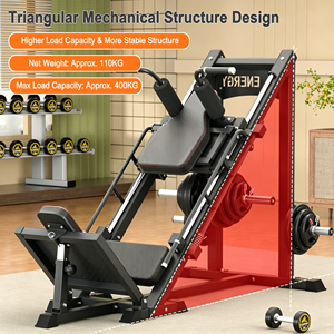 Appareil de musculation des jambes et des cuisses combinant <span class=keywords><strong>presse</strong></span> à jambes et squat incliné à 45 degrés, équipement de fitness à domicile SK-D11, entraîneur de force - Product Image 5