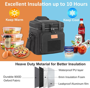 Tùy Chỉnh 6-Chai Cách Điện Rượu Vang Tàu Sân Bay Túi Lạnh Tái Sử Dụng Sáp Vải Tote Cho Du Lịch Và Những Chuyến Đi Dã Ngoại Cho Rượu Vang Những người đam mê - Product Image 4