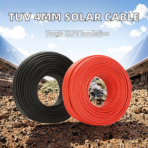Jing Wei for for 4mm Tin Plated Copper Photovoltaic DC <b>Cable</b> 100Meters PVC Jacket Low Voltage XLPE Insulated for <b>Solar</b> - Product Image 2