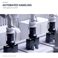 Desain Ringkas dan Tahan Lama Dua Jari Seri Rg Elektrik Dengan Indikator Cahaya Biru untuk Integrasi Robot Kolaboratif
