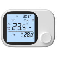 Thermostat intelligent WiFi à économie d'énergie, contrôleur de chauffage intelligent avec contrôle à distance par application, programmation programmable, fabriqué en Chine