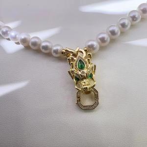 Accessoire en argent S925 pour la création de bijoux, boucle universelle de précision Dragon King, chaîne de pull perlée faite à la main, apprêts pour bijoux - Product Image 2