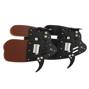 Tiro con l'arco protezione per le dita strato superiore pelle bovina + alluminio S/M/L/XL per ricurvo/tradizione tiro con l'arco caccia protezione per le dita - Product Image 5