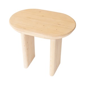 22 \ "tavolo ovale in legno massello naturale con slitta HMS collezione eleganti tavolini da caffè - Product Image 4
