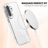 Étui magnétique transparent pour Samsung Galaxy A57 A37 A27 A17 A56 A36 A26 A16 A55 A35, protection de qualité militaire, coque de téléphone antichoc