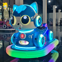 Adorable voiture tamponneuse en plastique 24V pour enfants, idéale pour les centres commerciaux, les parcs d'attractions, les aires de jeux et les parcs d'aventure, utilisable en intérieur et en extérieur
