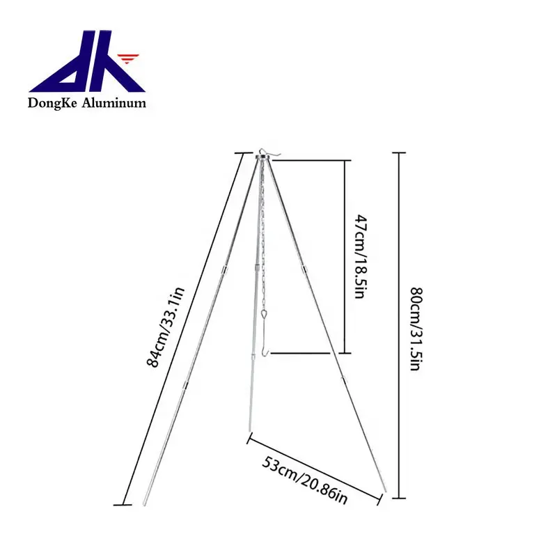 アルミ折りたたみキャンプ三脚キャンプファイヤー三脚