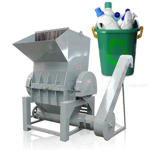 Plastic film crusher plastic bottle crusher recycling machine with machine blade in China