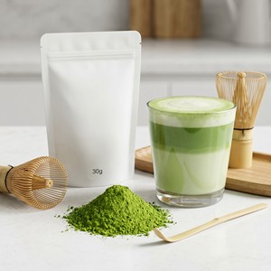 Poudre de Matcha Latte Instantané Prix de Gros avec Marque Privée, Fraîchement Traité, Caractéristique Minceur Disponible, Vente en Gros en Sachet et en Boîte - Product Image 2