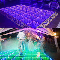 Panneau magnétique LED à effet 3D pour piste de danse, lumières de projection LED pour mariage, fête, applications hôtelières