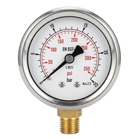 Portable Car Tyre Inflation Tire Pressure Gauges Industrial Hydraulic Standard Pressure Gauge