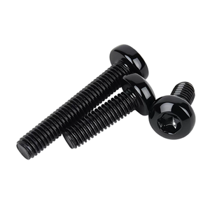 Viti a <span class=keywords><strong>testa</strong></span> cilindrica Torx ossidate nere all'ingrosso per fabbriche, viti a <span class=keywords><strong>testa</strong></span> bombata in acciaio inossidabile 304/316, bulloni con sistema metrico - Product Image 2