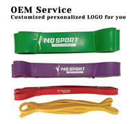 Bandas de Resistencia Elásticas NQ SPORTS para Gimnasio, Bandas de Asistencia para Ejercicios, Bandas de Resistencia para Entrenamiento de Fuerza y Fitness en Casa