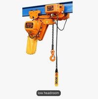 Nouvelle palan électrique 380V à tête flottante simple, capacité 1 tonne, grue de 4 mètres avec crochet en acier G80 pour la construction hôtelière