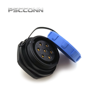 Connecteur étanche IP68 de qualité industrielle PSCCONN SP29 à 7 broches, compatible avec Weipu, prise de courant haute puissance pour équipement lourd