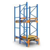 Étagère de rayonnage à navette radio pour solution de stockage en entrepôt, rayonnage à navette radio robuste, rayonnages industriels empilables