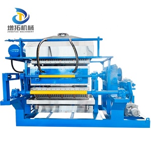 Macchina Rotativa Zengtuo ad Alta Efficienza per la Produzione di Vassoi per Uova, 4000 Pezzi/Ora, Macchina Automatica per lo Stampaggio di Cartone Riciclato per la Produzione di Vassoi per Uova - Product Image 2