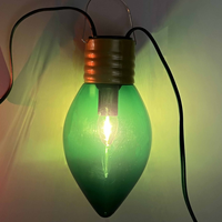 Écran LED géant C9 pour chemin de Noël, lot de 2, 7 pieds, multicolore, IP65, décorations de Noël d'extérieur