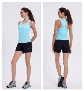 Hombres y mujeres ligero transpirable sin costuras correr camiseta hombres al aire libre maratón Singlets Racing <span class=keywords><strong>chaleco</strong></span> correr <span class=keywords><strong>chaleco</strong></span> sin costuras - Product Image 5