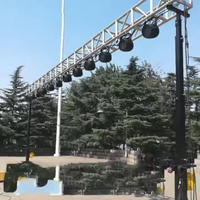 Venta al por mayor 6M Winch LED Screen Heavy Duty 250KG Capacidad de carga Stage Light Line Array Speaker Truss Lift Tower Crank Stand