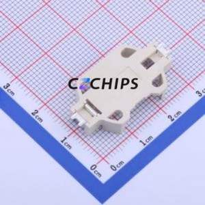 BS-06-B4AK005 Button & Strip Battery Connector SMD Connector Battery Holder CR2032 Phosphor Bronze Tin - Product Image 2