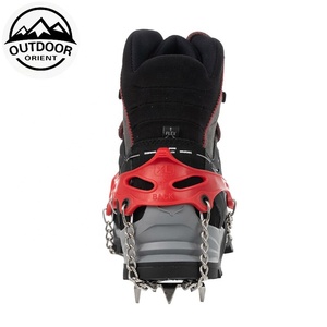OEM/ODM Équipement et accessoires de camping <span class=keywords><strong>pour</strong></span> sports de plein air Couvre-<span class=keywords><strong>chaussures</strong></span> antidérapants <span class=keywords><strong>pour</strong></span> escalade de neige et glace <span class=keywords><strong>Crampons</strong></span> à <span class=keywords><strong>crampons</strong></span> - Product Image 5