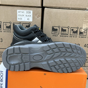 Giày bảo hộ da nam LIGHT BEARER JJ036 chống dầu, chống trơn, dùng cho khai thác mỏ, công nghiệp, xây dựng, giày bảo hộ lao động - Product Image 6