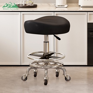 Silla <span class=keywords><strong>de</strong></span> Estilismo Hidráulica Tapizada en Cuero Resistente al Por Mayor <span class=keywords><strong>para</strong></span> Distribuidores <span class=keywords><strong>de</strong></span> Suministros y Equipos <span class=keywords><strong>de</strong></span> Barbería - Product Image 5