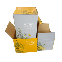Boîte d'emballage en carton ondulé pour tasses en céramique, personnalisée, imprimée couleur recto, vente en gros d'usine