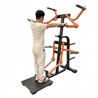 Máquina de fuerza comercial para fitness deportivo, equipo de elevación lateral de hombros tipo tijera, superventas