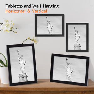 Haute qualité A4 blanc MDF bois <span class=keywords><strong>cadre</strong></span> <span class=keywords><strong>Photo</strong></span> conception Simple UV imprimé tenture murale et affichage de table pour la décoration intérieure - Product Image 5