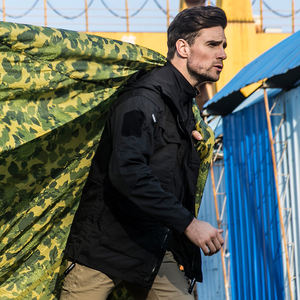 Chaqueta Cortavientos <span class=keywords><strong>Ejecutiva</strong></span>, Uniforme Táctico, <span class=keywords><strong>Ropa</strong></span> de Camuflaje, Chaqueta Versátil con Solapa para Tormentas y Cremallera Vislon - Product Image 5