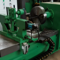 Machine de fabrication de ressorts de compression de grand diamètre pour ressorts hélicoïdaux de service lourd pour le rail, 380V 20kW