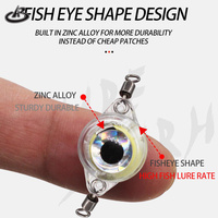 Mini lumière de pêche à LED goutte profonde sous-marine forme ronde calmar appât leurre lumière clignotante stroboscopique
